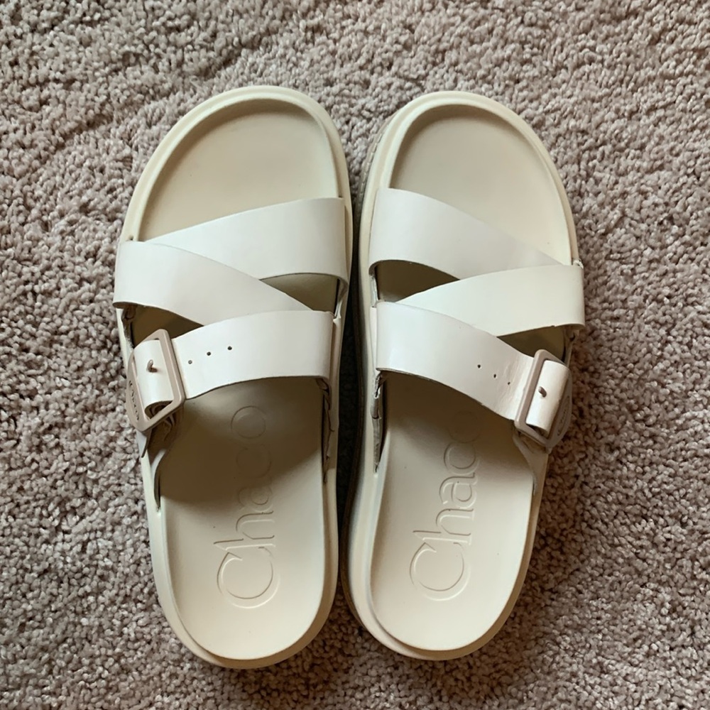 Chaco Sandals in Light Beige/Cream